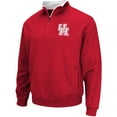 thumbnail image 2 of Men's Colosseum Red Houston Cougars Tortugas Logo Quarter-Zip Pullover Jacket, 2 of 3