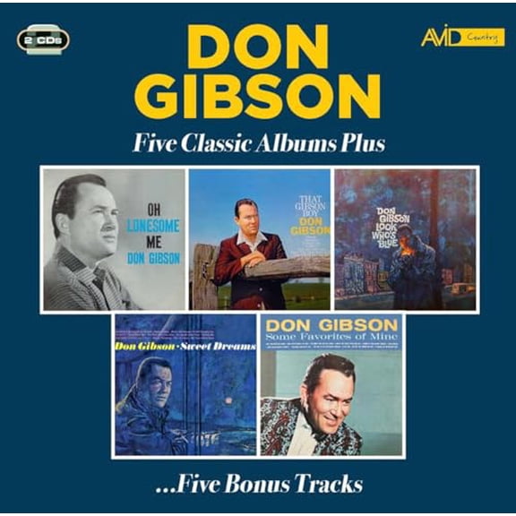Don Gibson Five Classic Albums Plus (CD) Album