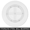 thumbnail image 3 of mDesign Lazy Susan Metal Turntable 12" Spinner, Kitchen Organization - White, 3 of 6