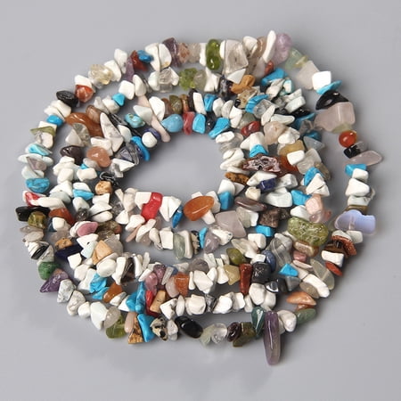 Namzi-b 2 pieces 5-8mm irregular mixed color natural stone jewelry DIY bracelet necklace accessories natural crushed stone loose bead accessories