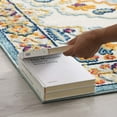 thumbnail image 5 of Reflect Ansel Distressed Floral Persian Medallion 5x8 Indoor and Outdoor Area Rug Multicolored, 5 of 7