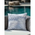 thumbnail image 3 of Outdoor Pillows Waterproof, Purple Palm Leaf Throw Pillows with Inserts Included, Summer Coastal Botanical Tropical Indoor Outdoor Decorative Lumbar Pillow for Bed/Couch/Patio 18"x18", 1Pcs, 3 of 8