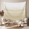 thumbnail image 2 of Beige White Stripes Tapestry for Bedroom Wall Hanging Tapestry, Farmhouse Modern Gradient Lines Ceiling Backdrop Tapestries Poster Blanket Wall Decor for Teens Room Living Room Dorm 51" x 59", 2 of 8