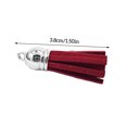 thumbnail image 3 of pitrice 28 Pieces Keychain Charms Creative Delicate Keyring Pendant Tassels Simple Handbag Decor Tassel Craft Decoration DIY Accessory Wine red, 3 of 7