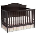 thumbnail image 4 of Delta Children Madrid 5-in-1 Convertible Baby Crib, Dark Chocolate, 4 of 9