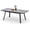 Grey, variant on Cozyhom Patio Expandable Table for 4 to 10, Aluminum Outdoor Dining Table, Rectangular Patio Metal Table with Umbrella Hole for Backyard Porch, Deck & Garden, Easy Assembly, 63"- 92", Dark Grey