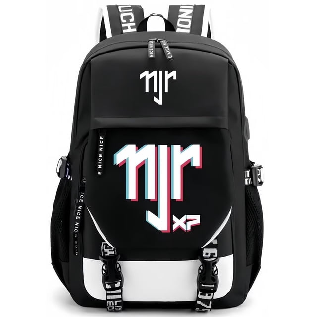 Mochila SANMU con estampado casual de la estrella del fútbol JR Neymar
