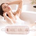 thumbnail image 5 of 2-in-1 Shower Scrubber,Pink Shower Pouf and Back Scrubber,QZS Pouf and Back Scrubbers Combo with Suction Cup for Men and Women Bath,2Pack, 5 of 6
