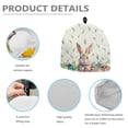 thumbnail image 5 of HELLHERO Teapot Dust Cover Flowers 1Pcs Insulation Easy to Use & Clean, Rabbit Easter Egg Pattern, 5 of 6