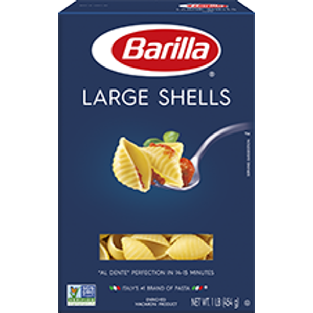 Barilla Large Shells Pasta, 16 oz