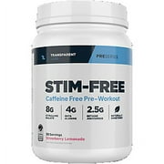 Stim-Free Pre-Workout - Strawberry Lemonade (1.38 Lbs. / 30 Servings)