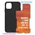 thumbnail image 2 of DistinctInk Custom SKIN / DECAL compatible with OtterBox Commuter for iPhone 11 Pro (5.8" Screen) - When I Am Weak, He Is Strong - Show Your Love of Christ, 2 of 5