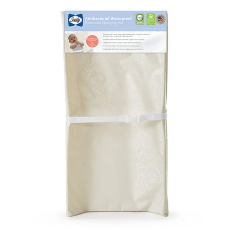 UPC: 0031878268377 | Sealy Antibacterial Waterproof Contoured Diaper Changing Pad