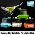 thumbnail image 4 of SharkTRUE Parrot Bath Box Bathtub Bird Bather Bathing Utensils O5E8 O9W9 L4T4 V6K1, 4 of 9