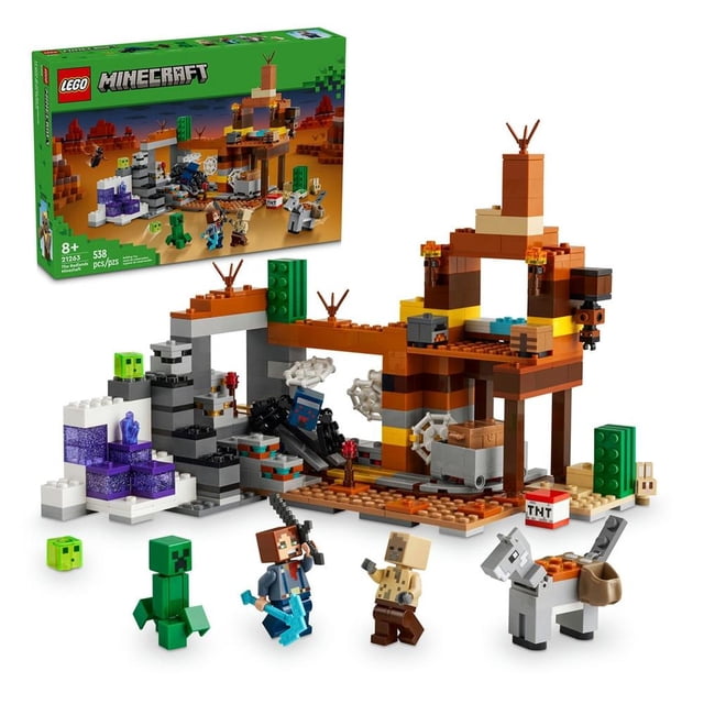 Set LEGO Minecraft El Pozo de Mina de los Páramos 21263