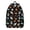 Astronaut and Rocket, variant on Astronaut and Planet Black Pattern Backpack for School, Cute School Bag with Adjustable Shoulder Straps and Padded Back, 15.7"x11.8"x5.5"