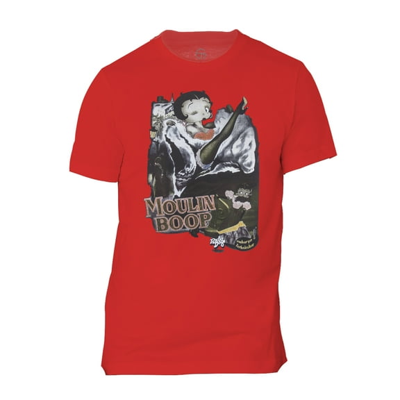 Men's Moulin Boop Short-Sleeve T-Shirt - Red - 3X-Large