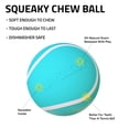 thumbnail image 2 of Chew Ball Playology Squeaky para perros con aroma a mantequilla de maní, 2 of 6