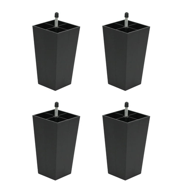 4x elevadores de elevadores Muebles Pata s cuadrados Perfecto para sofá, sofá, , cama, de Patas cónicas 11.5cm Macarena Levante de la cama Patas del sofá