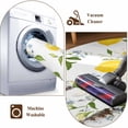 thumbnail image 6 of Lemon Eucalyptus Runner Rugs 2x6 ft Wildflowers Farm Country Fruit Leaf Plant Washable Hallway Rugs Non-Slip Floor Mats Absorbent Carpet Bedside Runners for Bedroom Kitchen Bathroom Laundry Room, 6 of 9