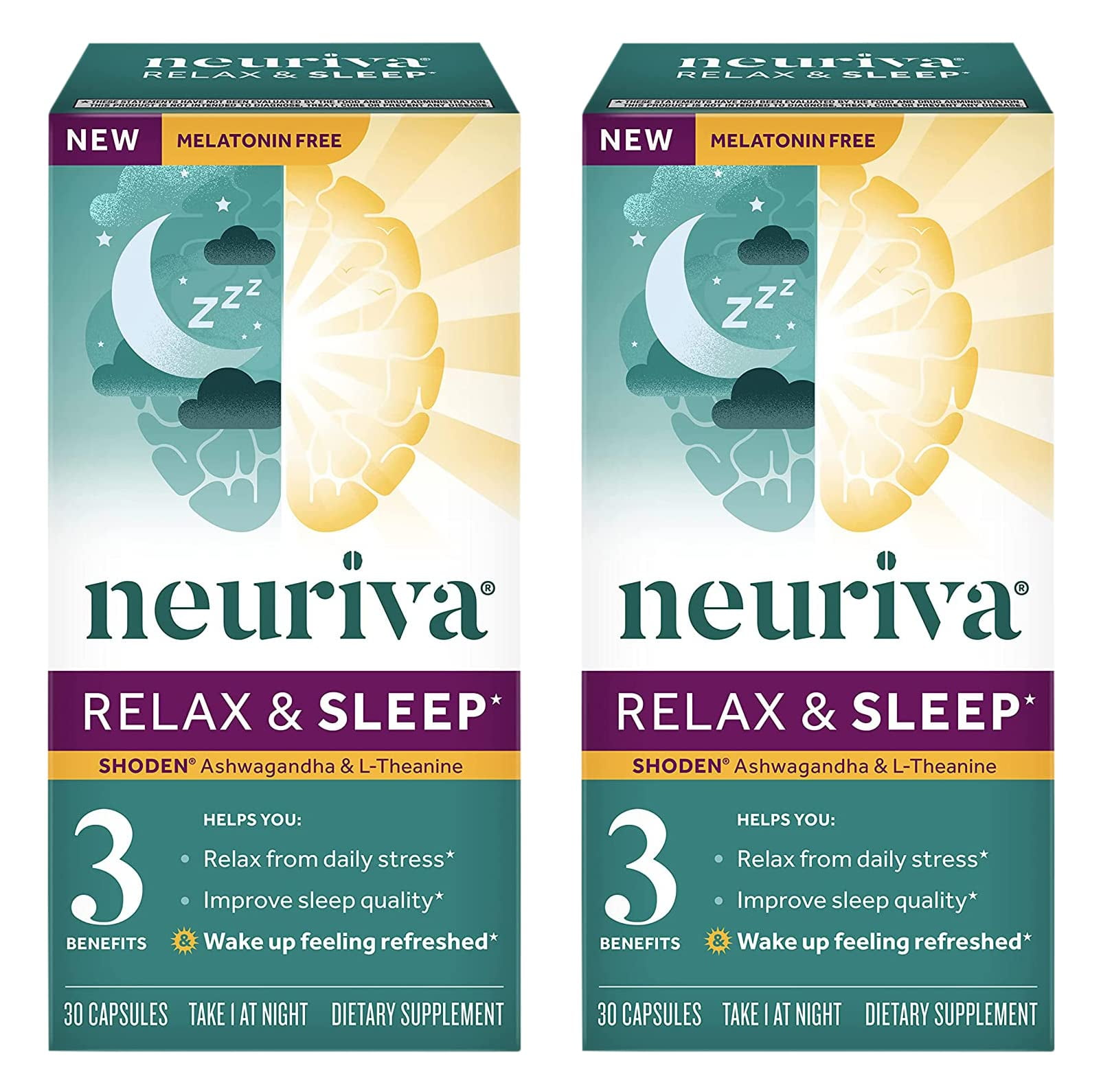 Melatonin Free Sleep Support with L-Theanine and Ashwagandha', 'Nightly Sleep Support, Helps You Fall Asleep Faster so You Wake up Feeling Refreshed* (2)