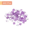 thumbnail image 3 of Uxcell Micro Glass Tiny Mini Mosaic Tile Purple 440 Pack, 3 of 6