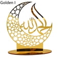 thumbnail image 2 of GROFRY Desktop Ornament Fine Workmanship Wide Application Acrylic Sturdy Moon Shape Festival Decor Household Supplies, 2 of 7