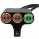 thumbnail image 1 of EeaseMX Interruptor de tres posiciones para manillar de motocicleta y coche eléctrico (negro), 1 of 7