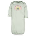 thumbnail image 2 of Gerber Baby Girls Lap Shoulder Gowns with Mitten Cuffs, 4-Pack, Preemie-0/6M, 2 of 11