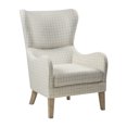 thumbnail image 4 of Swoop Wing Chair: Solid Wood Legs, Round Arm, Back, Breathable Foam Chair - Back & Arm Style, High Seat Cushion, 100% , Beige Shading Of Tone, 4 of 4