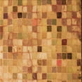 thumbnail image 1 of Ahgly Company Machine Washable Indoor Square Transitional Beer Orange Area Rugs, 4' Square, 1 of 7