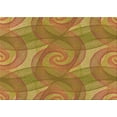 thumbnail image 1 of Ahgly Company Machine Washable Indoor Rectangle Transitional Mahogany Brown Area Rugs, 8' x 10', 1 of 7