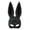Black, variant on Shiny Rhinestone Bunny Mask,Half Face Glitter Rabbit Mak,Sexy Women Rabbit Masks for Halloween Christmas Party