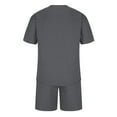 thumbnail image 3 of FAIWAD Mens 2 Piece Summer Tracksuits Short Sleeve Drop Shoulder Tops and Loose Shorts Casual Athletic Outfits, 3 of 8