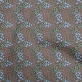 thumbnail image 1 of oneOone Cotton Flex Dark Olive Green Fabric Asian Floral Quilting Supplies Print Sewing Fabric By The Yard 40 Inch Wide, 1 of 4