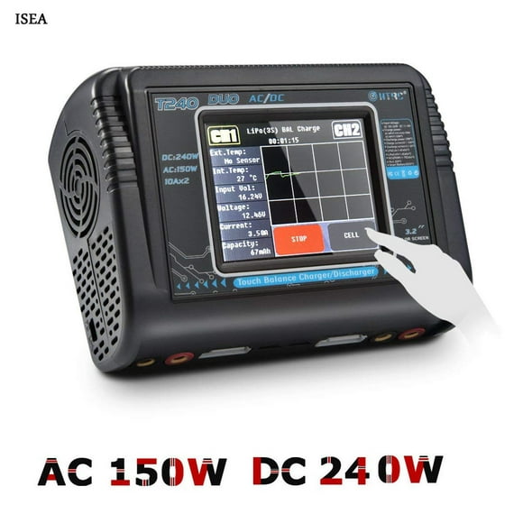 HTRC-T240-Duo-Touch-Screen-Duo-Discharger-Dual-Ac150w-DC240W-Charger-Discharger