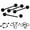 Black, variant on 9Pcs Mixed Style Lip Nipple Tongue Bar Barbell Ring Labret Body Piercing Jewelry
