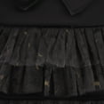 thumbnail image 4 of Girls Wednesday Addams Costume Dress Halloween Black Dress for 4-9Year, 4 of 6