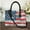 EUJ1136, variant on Elegant Women Messenger Bag Creative American Flag Butterfly Design Top Handle PU Leather Independence Day Gift