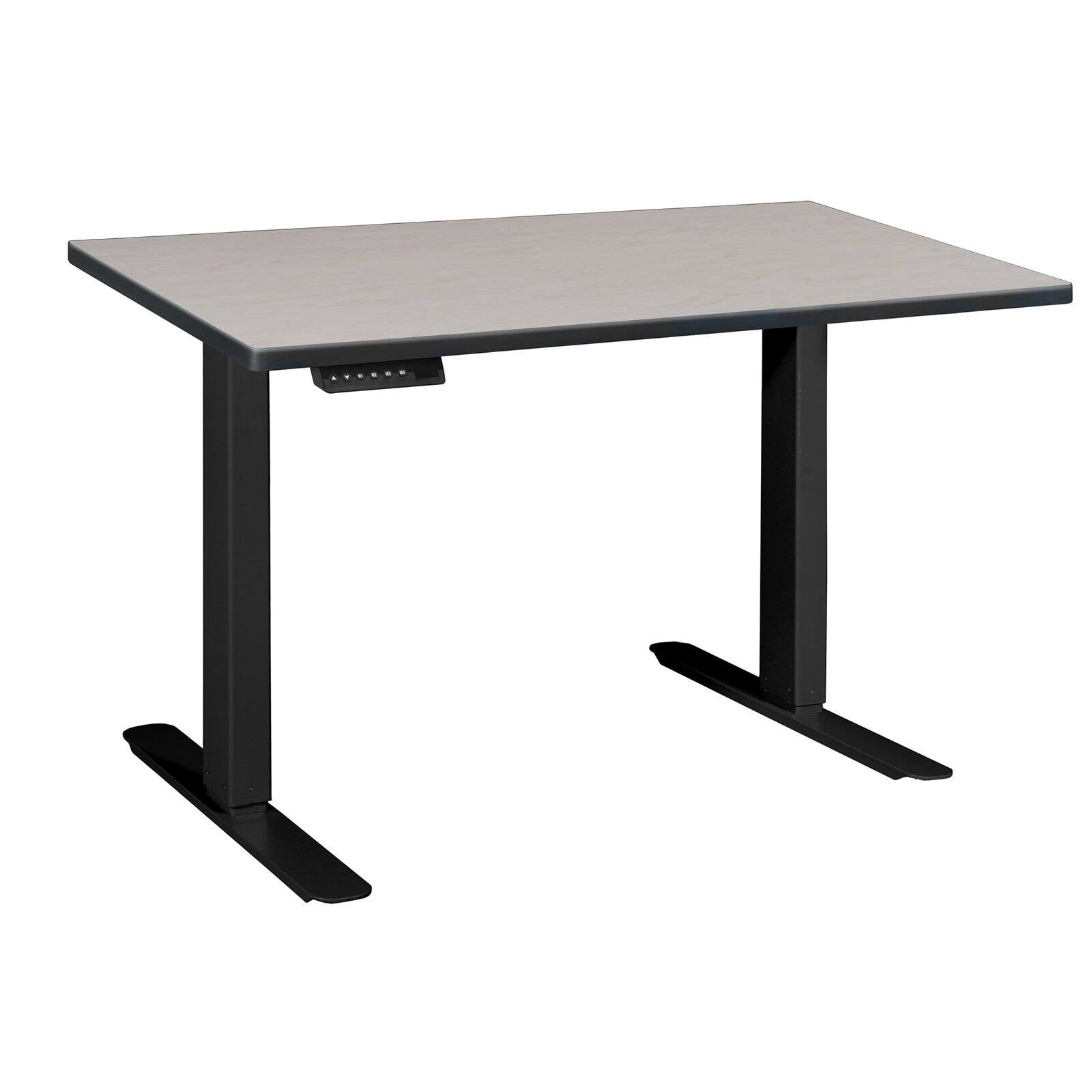 Regency Esteem 66" Height Adjustable Power Desk- Mocha Walnut