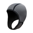 thumbnail image 4 of Capucha de buceo Capucha de traje de neopreno de 2 mm, protector de oídos Gorro de natación elástico Capucha térmica de surf, para hombres, mujeres, Gris DYNWAVEMX Gorro de buceo, 4 of 8