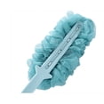 thumbnail image 5 of Cepillo exfoliante de baño de mango largo, elegante accesorio esencial para la ducha, esponja suave para mujeres y hombres, alcance sin esfuerzo y generador de limpieza profunda, burbujas abundantes, 5 of 5