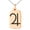 Rose, variant on Stainless Steel Solar System Planetary Jupiter Engraved Small Rectangle Dog Tag Charm Pendant Necklace