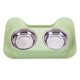 thumbnail image 1 of Comedero para perros y gatos antideslizante de acero inoxidable de doble capa, comedero para mascotas, adecuado para perros, cachorros y gatos, accesorios para mascotas, bandeja de alimentación., 1 of 3