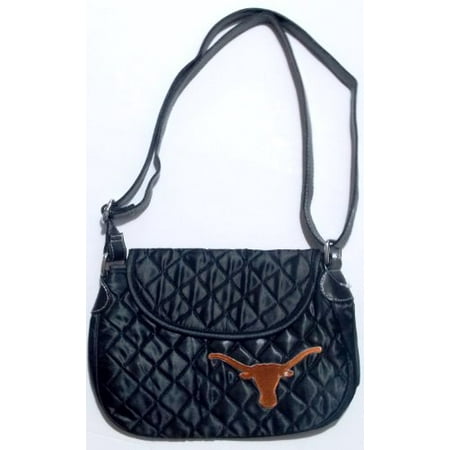 - NCAA Texas Longhorns Quilted Saddlebag Purse Cross Body Bag Embroidered Logo