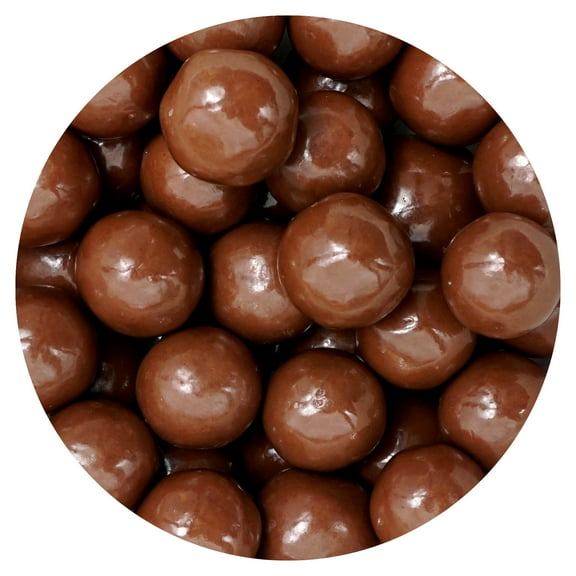 Milk Chocolate Malt Balls, 2.5 Pound Bulk Bag, Malted Milk Balls, The Hampton Popcorn & Candy Company