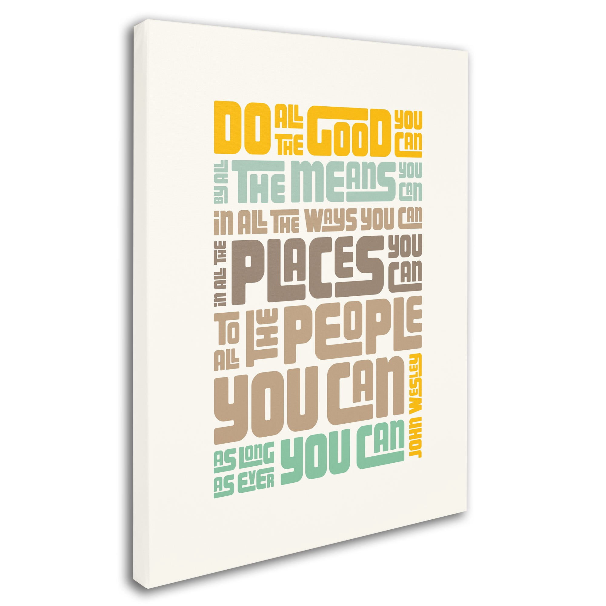 Trademark Fine Art "Do Good II" Canvas Art by Megan Romo