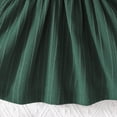 thumbnail image 5 of Baby Girl St. Patrick's Day Dress Set Solid Round Neck Long Sleeve Pullover Tops Skirts Outfits Mesh Dresses Summer Clothes,Dark Green,6-9 Years, 5 of 6
