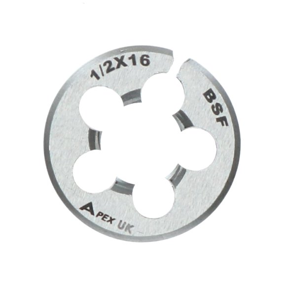 1/2" x 16 BSF 25mm Circular Die 1" Carbon Steel Thread Cutter BSF