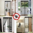 thumbnail image 5 of Cortina antimosquitos para puerta, color negro, 90 x 210 cm, con velcro, 5 of 5